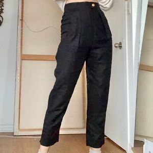 Escada linen tailored pants